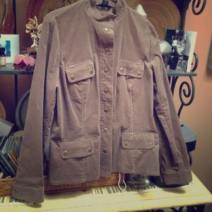 August silk crushed corduroy jacket. Never worn.